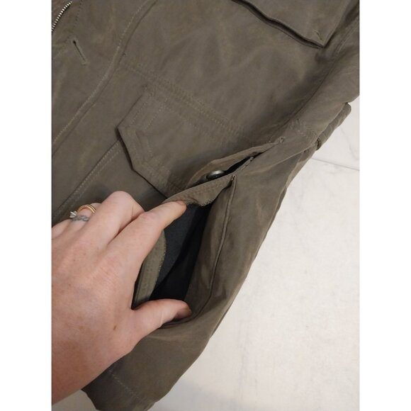 Mauro Ferrini Olive Green Faux Suede Utility Jacket Men's Sz XXL - Picture 15 of 16